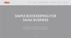 Desktop Screenshot of ideo-accounting.co.uk